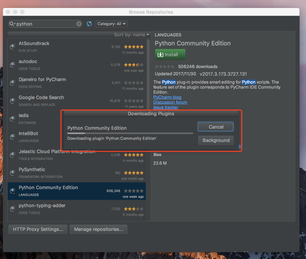 IntelliJ IDEA安裝運行python插件方法