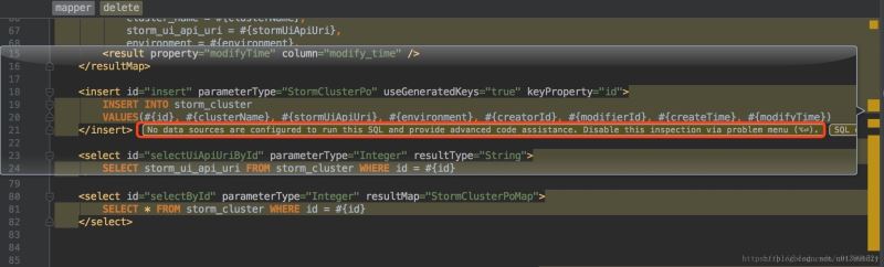 去掉IntelliJ IDEA 中 mybatis 對應的 xml 文件警告的教程圖解