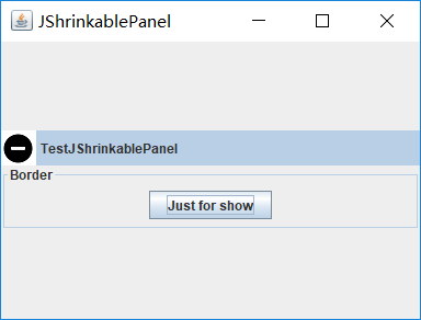 Java如何實現可折疊Panel方法示例