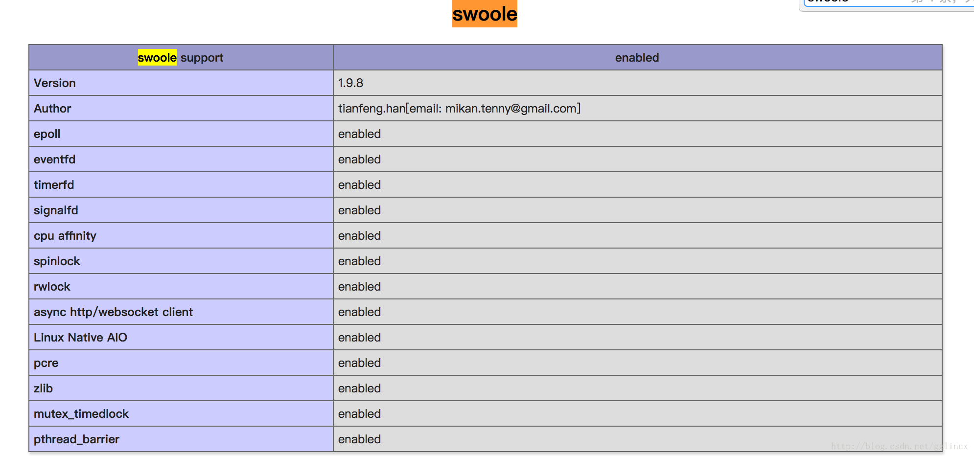 在PHP 7下安裝Swoole與Yar,Yaf的方法教程
