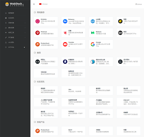 Typecho響應式網址導航源碼(仿WebStack)