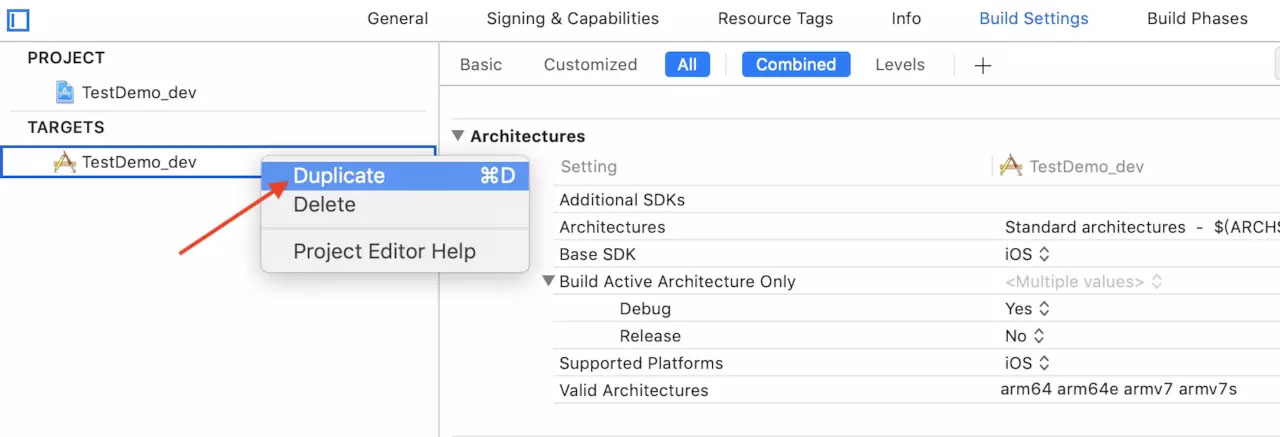 iOS多Target環境配置的完整步驟