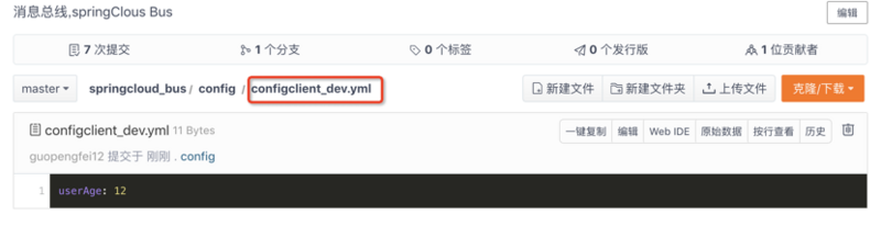 SpringCloud Bus 消息總線的具體使用