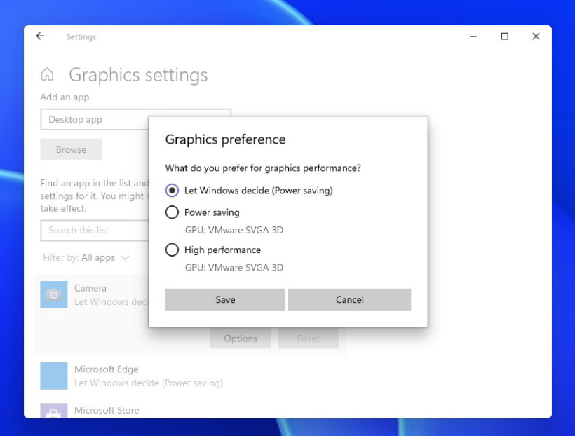 Windows11 新增 WDDM 3.0 顯示驅動模型：支持 WSL GUI專用 GPU 顯卡綁定特定應用程序