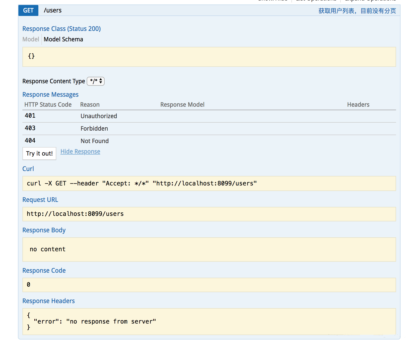 SpringBoot＋Swagger-ui自動生成API文檔