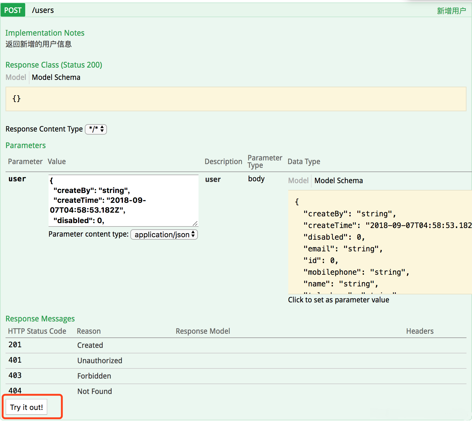 SpringBoot＋Swagger-ui自動生成API文檔