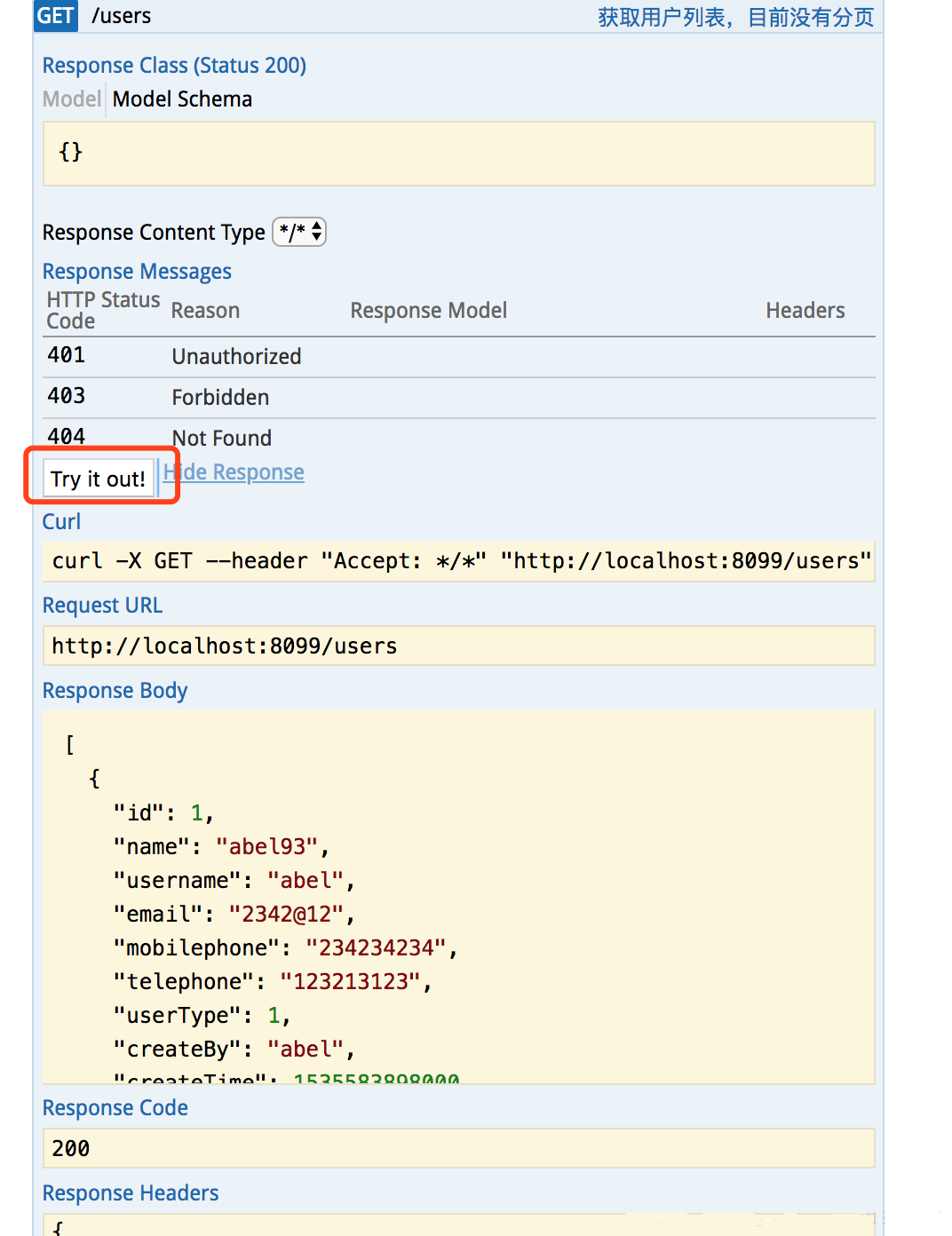 SpringBoot＋Swagger-ui自動生成API文檔