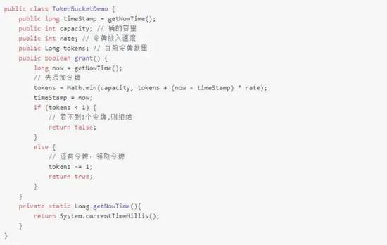 Spring Boot接口限流的常用算法及特點