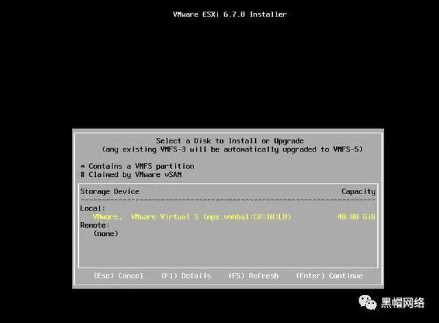 vmware esxi6.5安裝使用詳細步驟