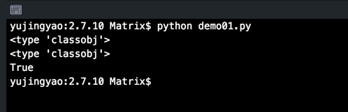 Python中的類與類型示例詳解