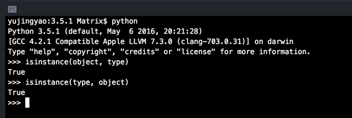 Python中的類與類型示例詳解