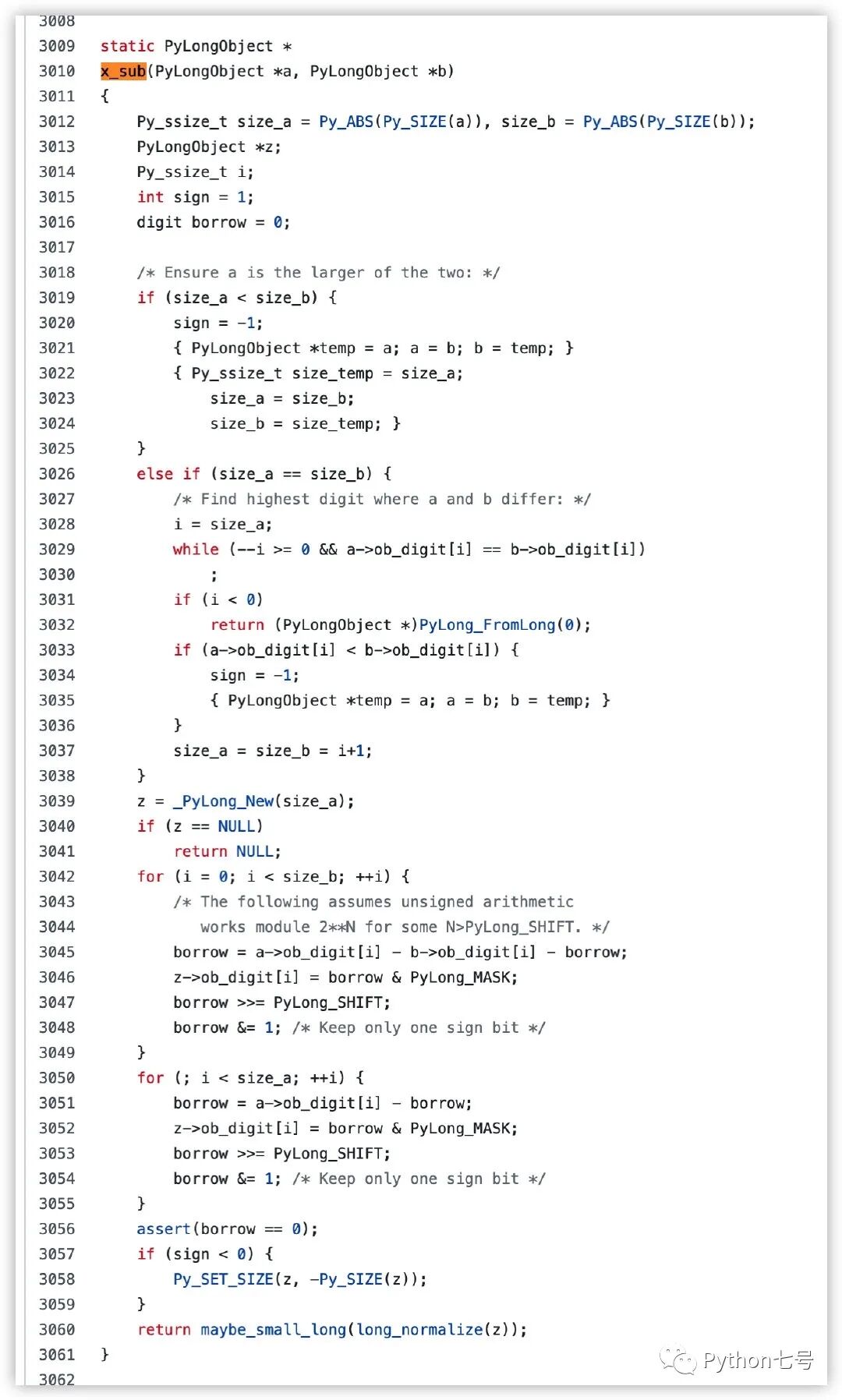 Python 內(nèi)部是如何實(shí)現(xiàn)整數(shù)相加不溢出的？