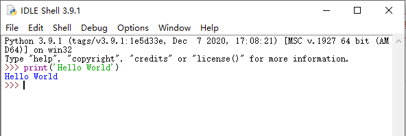 Python環境搭建過程從安裝到Hello World