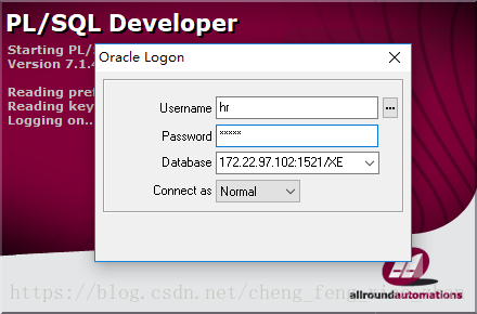 PLSQLDeveloper登錄遠程連接Oracle的操作