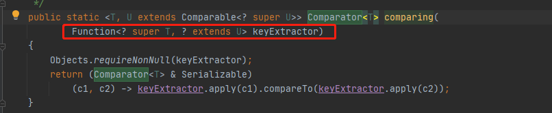 Java Comparator.comparing比較導(dǎo)致空指針異常的解決