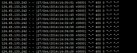 Linux服務(wù)器nginx訪問日志里出現(xiàn)大量http 400錯(cuò)誤的請(qǐng)求分析