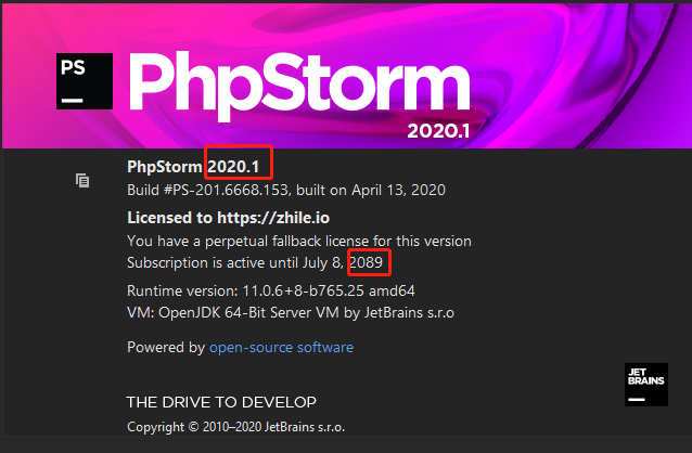 PHPStorm2020.1永久激活及下載更新至2020(推薦)