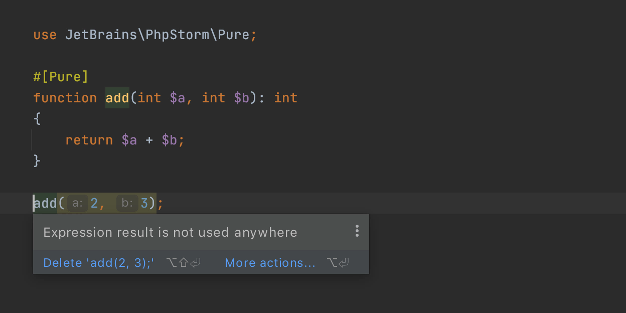 PhpStorm 2020.3：新增開(kāi)箱即用的PHP 8屬性(推薦)