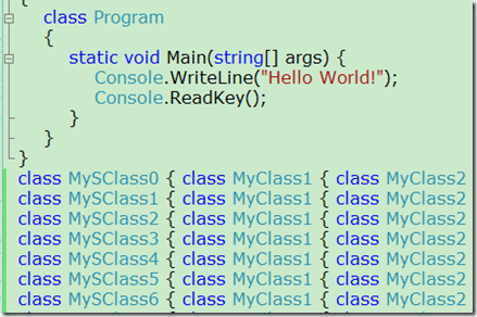 不用IDE寫C#的Hello World的方法