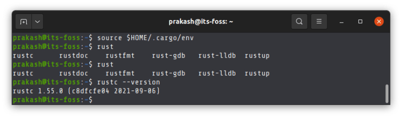 如何在 Ubuntu 和其它的 Linux 發行版安裝 Rust 和 Cargo