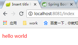SpringBoot整合thymeleaf 報錯的解決方案