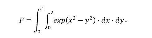 Python 實現定積分與二重定積分的操作
