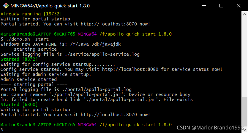 Java Apollo環境搭建以及集成SpringBoot案例詳解
