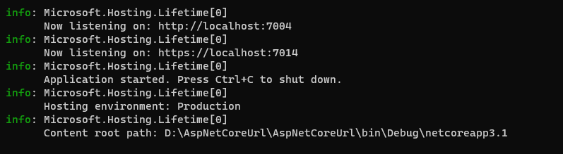 ASP.NET Core設(shè)置URLs的五種方法