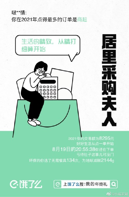 2021餓了么我的年終禮 餓了么年度總結盤點