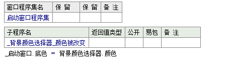 易語言使用顏色選擇器修改窗口背景顏色