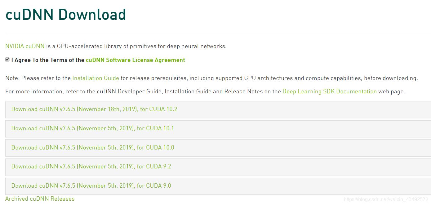Win10 GPU運算環境搭建(CUDA10.0+Cudnn 7.6.5+pytroch1.2+tensorflow1.14.0)