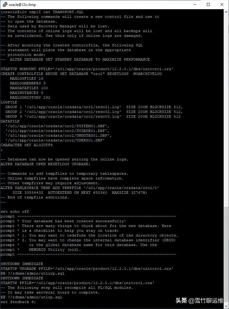 使用Convert Database 命令進行 RMAN 跨平臺遷移(同版本) 使用Convert Database 命令進行 RMAN 跨平臺遷移(同版本)