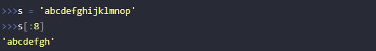Python中字符串切片詳解