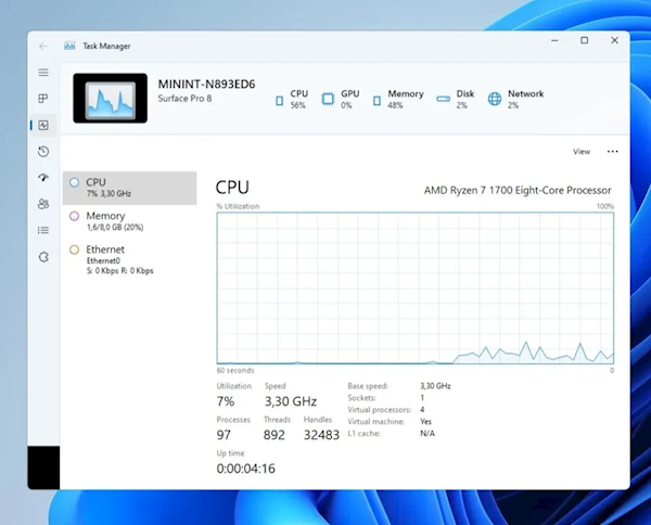 Windows 11 2022新版22538發布：微軟留一手 煥然一新任務管理器來了