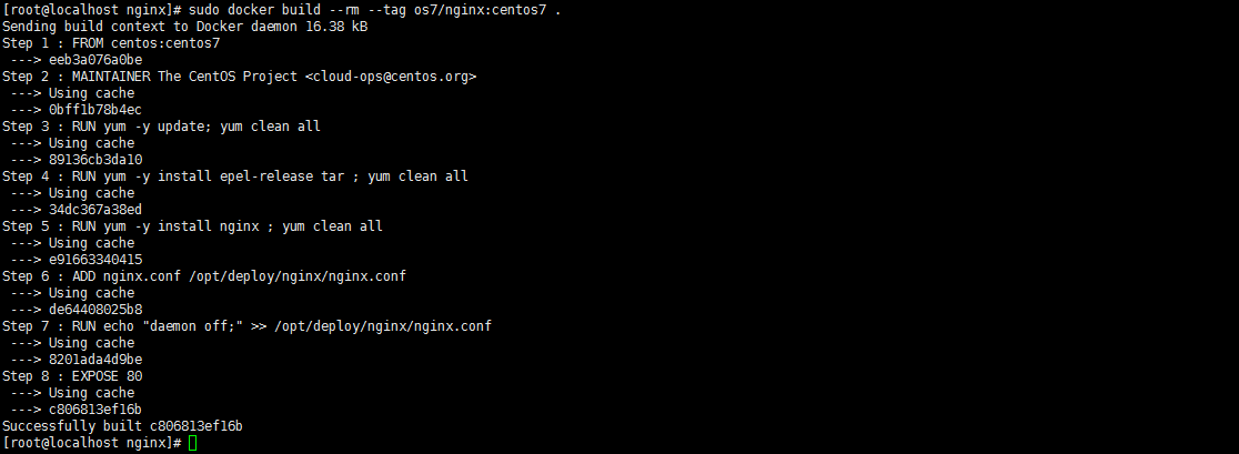 CentOS7 Docker Nginx部署及運行詳解