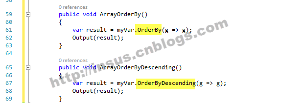 對int array進行排序的實例講解