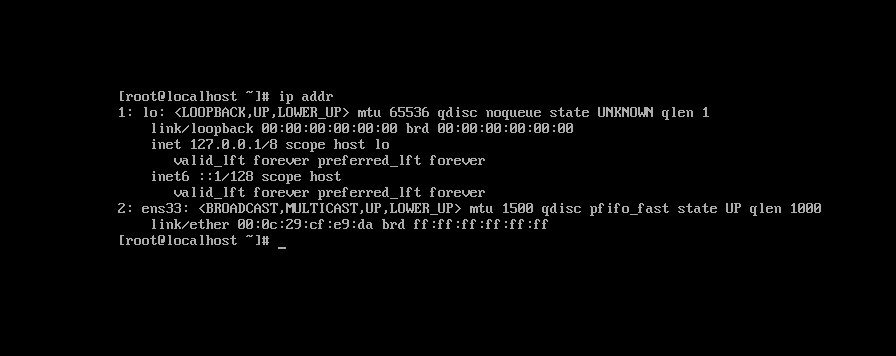 虛擬機里Centos7的IP地址查看方法