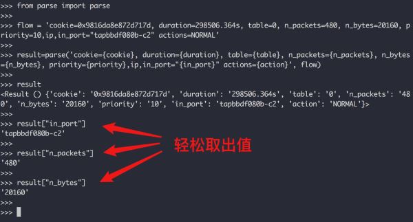 不需要用到正則的Python文本解析庫parse