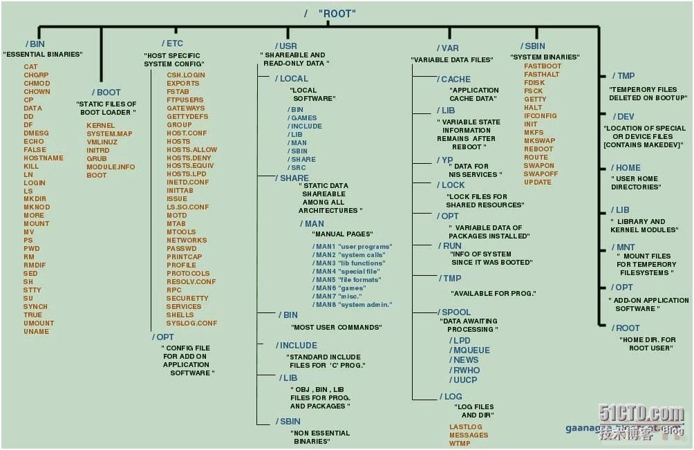 Linux文件目錄結構(小白版)