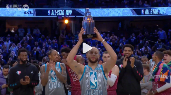 庫里全明星MVP！庫里打破全明星單場三分紀錄