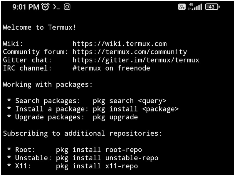 在安卓手機上使用 Linux 終端