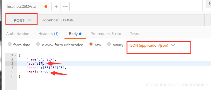 SpringBoot接口接收json參數解析