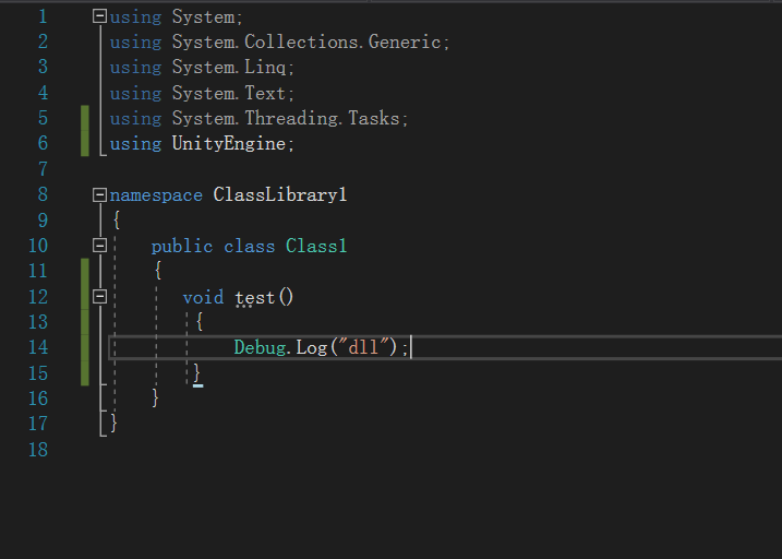 利用unity代碼C#封裝為dll的步驟分享