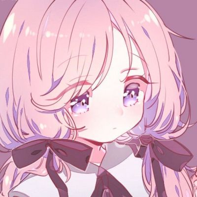 粉色系少女精致二次元可愛頭像合集 你那么溫柔走兩步風都會更甜些