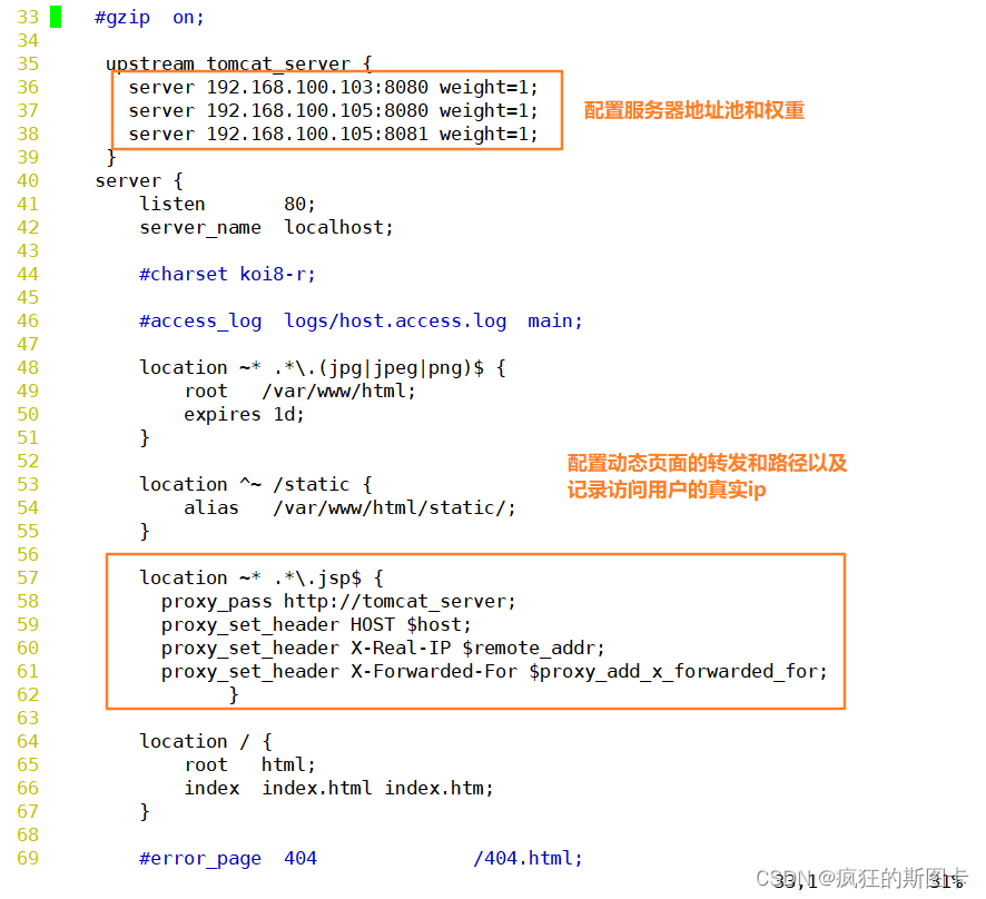 Nginx+Tomcat負載均衡及動靜分離群集的實現