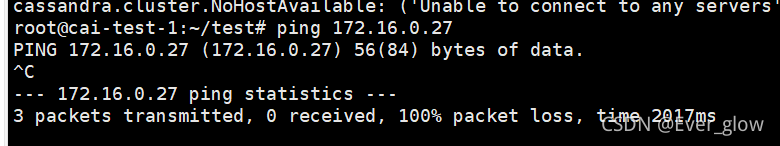 關于Python連接Cassandra容器進行查詢的問題