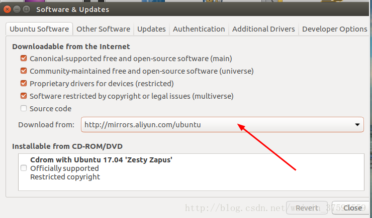 Ubuntu17.04配置更換國內源的方法