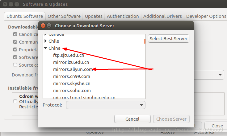 Ubuntu17.04配置更換國內源的方法