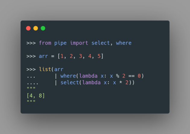 python編程學(xué)習(xí)使用管道Pipe編寫優(yōu)化代碼