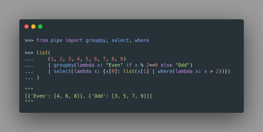 python編程學(xué)習(xí)使用管道Pipe編寫優(yōu)化代碼